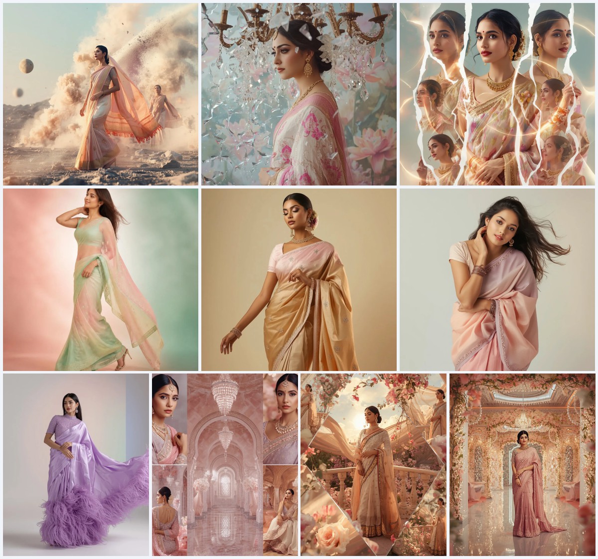 Best 10 Saree with Jacket AI Prompts for Indo-Western Fusion Fashion