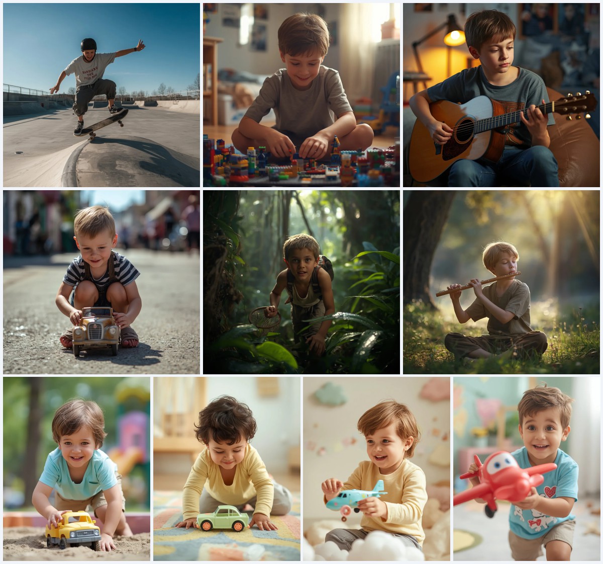 Top 10 Cool Boy’s AI Image Prompts for Skateboard Street Photography