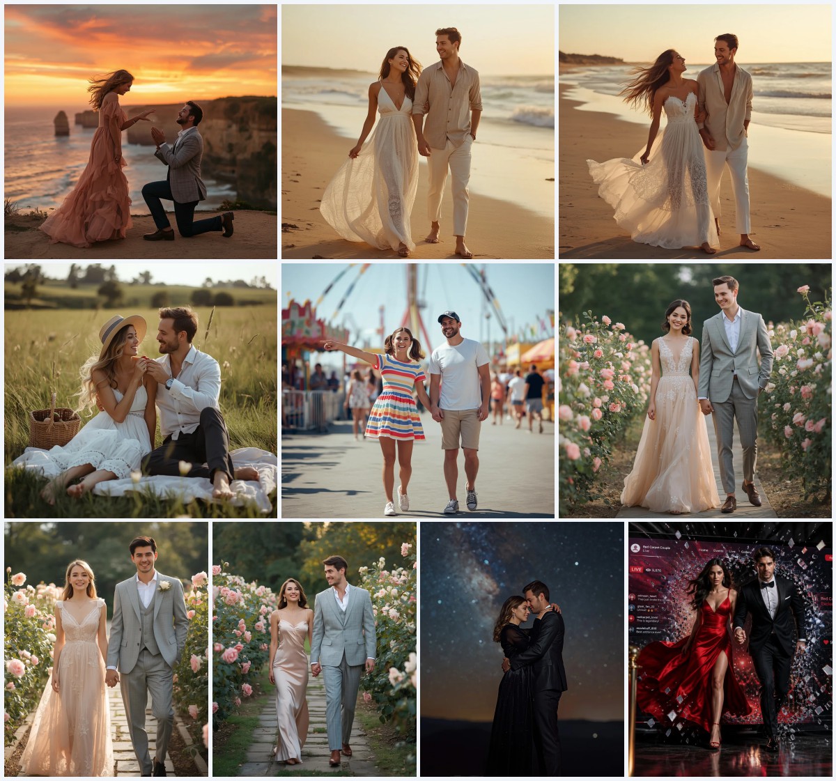 Top 10 Dancing Couple AI Prompts for Energetic Movements and Graceful Poses